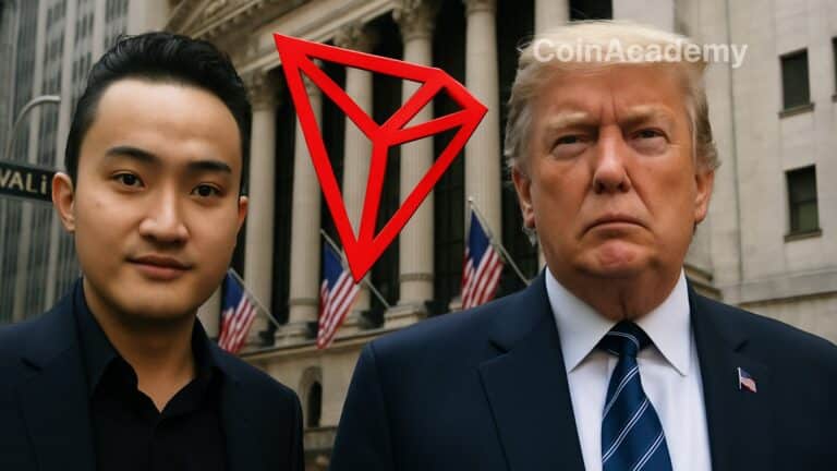tron trx justin sun trump bourse ipo